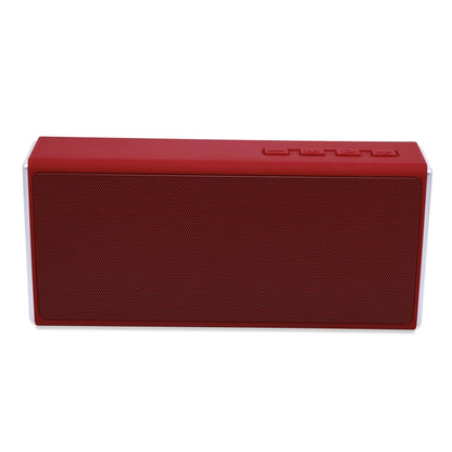 NewRixing NR-5012 Desktop Plating Bluetooth Speakerr, Support Hands-free Call / TF Card / FM / U Disk(Red) - Desktop Speaker by NewRixing | Online Shopping South Africa | PMC Jewellery | Buy Now Pay Later Mobicred