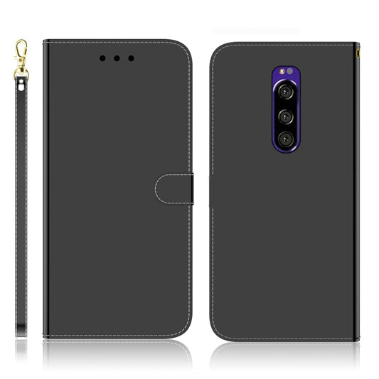 For Sony Xperia 1 Imitated Mirror Surface Horizontal Flip Leather Case with Holder & Card Slots & Wallet & Lanyard(Black) - Sony Cases by PMC Jewellery | Online Shopping South Africa | PMC Jewellery