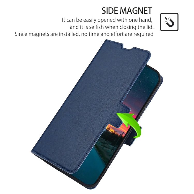 For Xiaomi Mi 11 Ultra Ultra-thin Voltage Side Buckle PU + TPU Horizontal Flip Leather Case with Holder & Card Slot(Blue) - Xiaomi Cases by PMC Jewellery | Online Shopping South Africa | PMC Jewellery