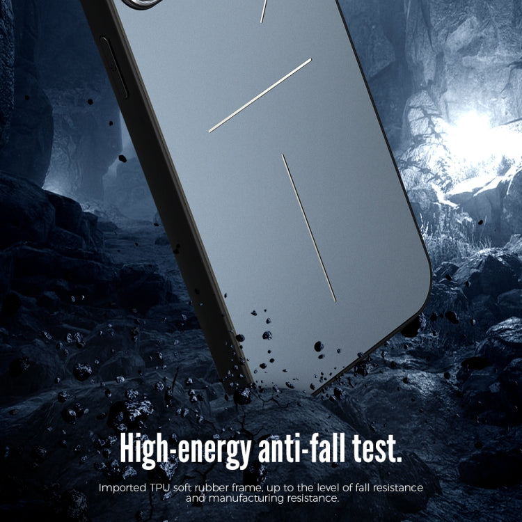 For iPhone 13 Pro R-JUST RJ-52 3-Line Style Metal TPU Shockproof Protective Case (Black) - iPhone 13 Pro Cases by R-JUST | Online Shopping South Africa | PMC TechLife | Buy Now Pay Later Mobicred