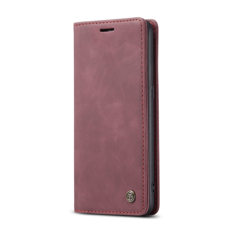 For Galaxy A10s CaseMe-013 Multifunctional Horizontal Flip Leather Case with Card Slot & Holder & Wallet(Wine Red) - Galaxy Phone Cases by CaseMe | Online Shopping South Africa | PMC Jewellery | Buy Now Pay Later Mobicred