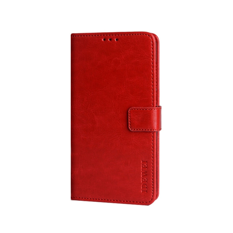 For UMIDIGI A11 Pro Max idewei Crazy Horse Texture Horizontal Flip Leather Case with Holder & Card Slots & Wallet(Red) - More Brand by idewei | Online Shopping South Africa | PMC Jewellery | Buy Now Pay Later Mobicred