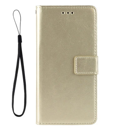 For Doogee S59 / S59 Pro Crazy Horse Texture Horizontal Flip Leather Case with Holder & Card Slots & Lanyard(Gold) - More Brand by PMC Jewellery | Online Shopping South Africa | PMC Jewellery | Buy Now Pay Later Mobicred