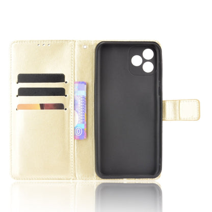 For Blackview Oscal C20 Crazy Horse Texture Horizontal Flip Leather Case with Holder & Card Slots & Lanyard(Gold) - More Brand by PMC Jewellery | Online Shopping South Africa | PMC Jewellery