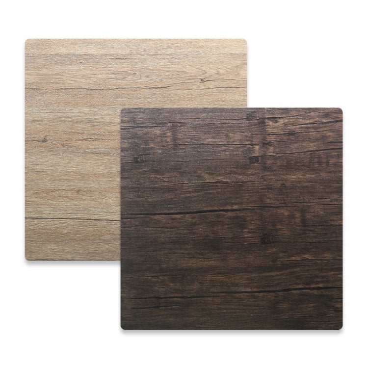 60 x 60cm Double Sides Retro PVC Photography Backdrops Board(Dark Light Wood Grain) - Wood Floor by PMC TechLife | Online Shopping South Africa | PMC TechLife | Buy Now Pay Later Mobicred