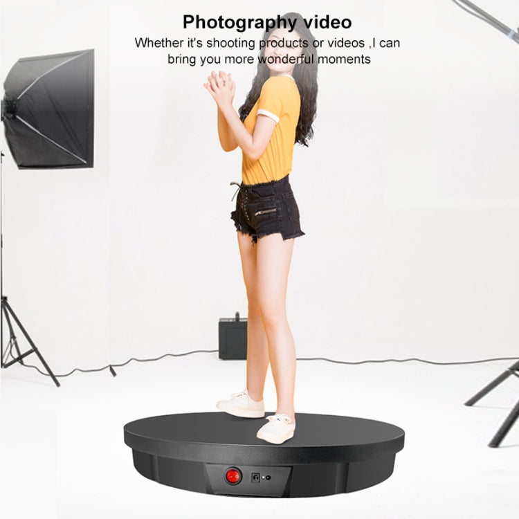 52cm Remote Control Electric Rotating Turntable Display Stand Video Shooting Props Turntable, Plug-in Power, Power Plug:EU Plug(White) -  by PMC TechLife | Online Shopping South Africa | PMC TechLife | Buy Now Pay Later Mobicred