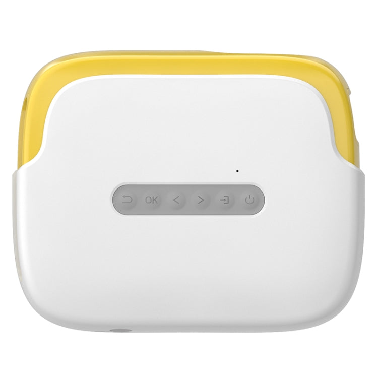 DR-860 1920x1080 1000 Lumens Portable Home Theater LED Projector, Plug Type:AU Plug(Yellow  White) - LED Projector by PMC Jewellery | Online Shopping South Africa | PMC Jewellery | Buy Now Pay Later Mobicred