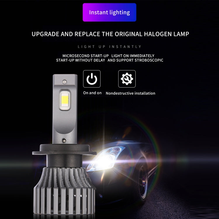 1 Pair G8 Plus H7 DC9-16V / 30W / 8000LM / 6000K IP67 Car LED 3570 Lamp Beads Headlight(White Light) - LED Headlamps by PMC Jewellery | Online Shopping South Africa | PMC Jewellery