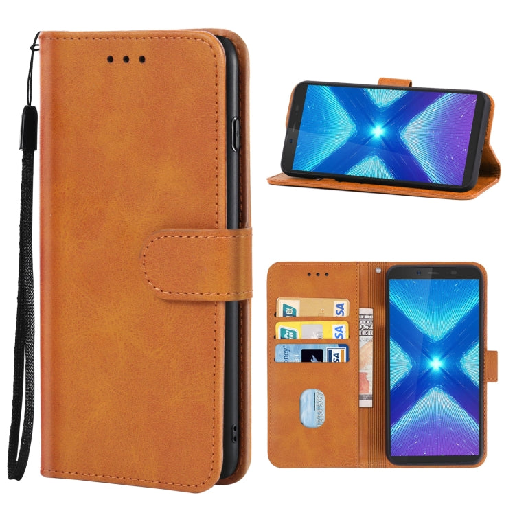 Leather Phone Case For Blackview BV5500 Pro(Brown) - More Brand by PMC Jewellery | Online Shopping South Africa | PMC Jewellery