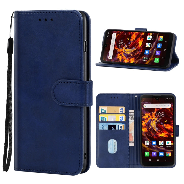 Leather Phone Case For Blackview BV6900(Blue) - More Brand by PMC Jewellery | Online Shopping South Africa | PMC Jewellery