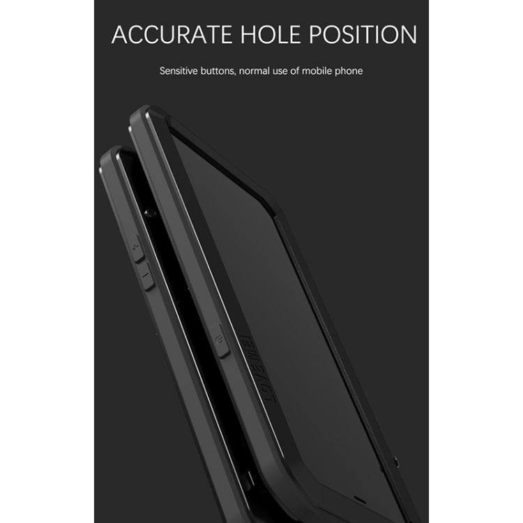 For iPhone 13 Pro LOVE MEI Metal Shockproof Life Waterproof Dustproof Protective Phone Case (White) - iPhone 13 Pro Cases by LOVE MEI | Online Shopping South Africa | PMC TechLife | Buy Now Pay Later Mobicred