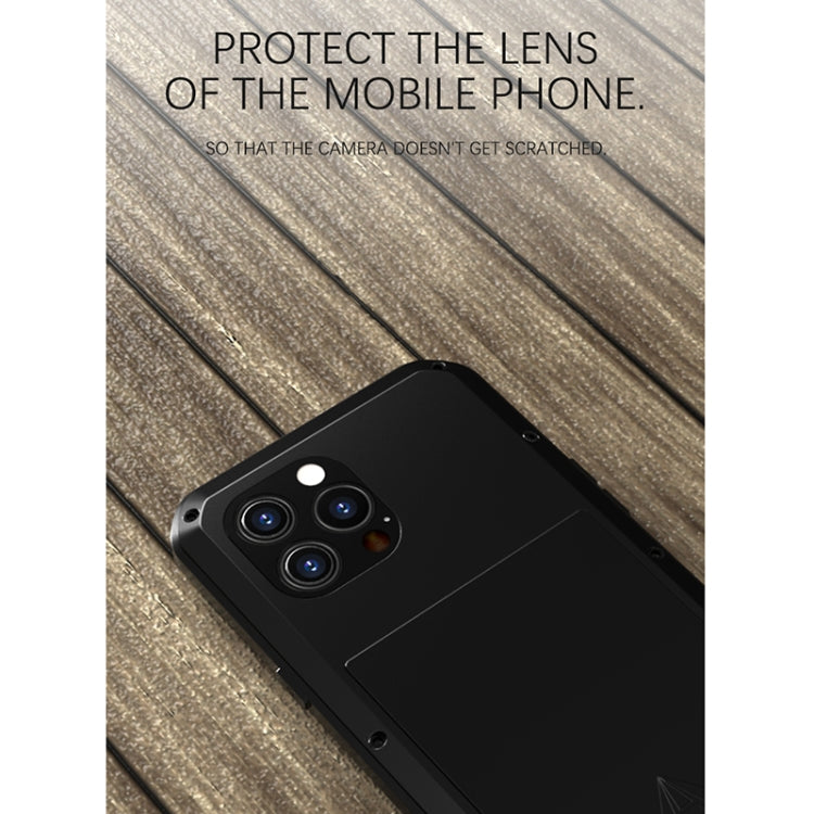 For iPhone 13 Pro Max LOVE MEI Metal Shockproof Life Waterproof Dustproof Protective Phone Case (White) - iPhone 13 Pro Max Cases by LOVE MEI | Online Shopping South Africa | PMC TechLife | Buy Now Pay Later Mobicred