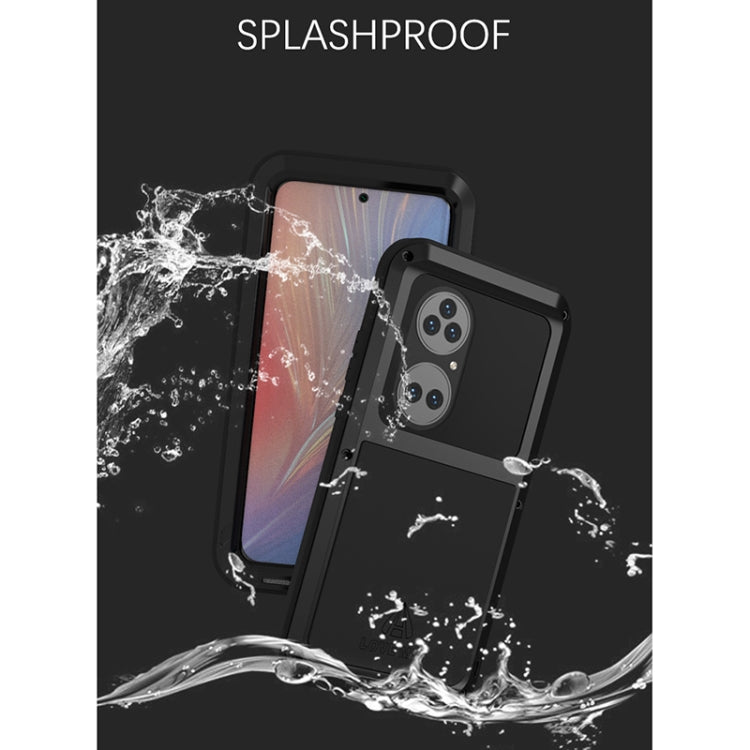 For Huawei P50 Pro LOVE MEI Metal Shockproof Waterproof Dustproof Protective Phone Case without Glass(Green) - Huawei Cases by LOVE MEI | Online Shopping South Africa | PMC Jewellery | Buy Now Pay Later Mobicred