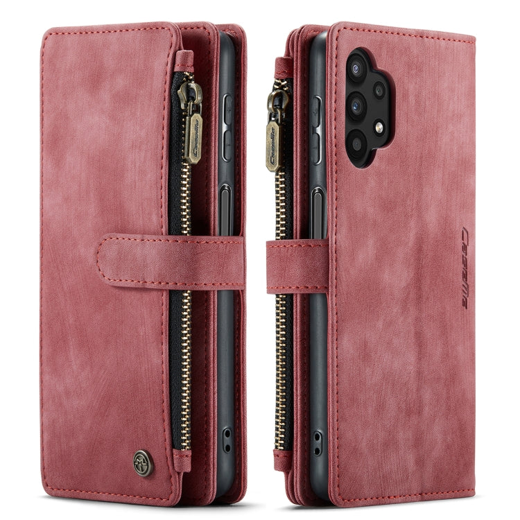 For Samsung Galaxy A32 5G CaseMe-C30 Multifunctional Horizontal Flip PU + TPU Phone Case(Red) - Galaxy Phone Cases by CaseMe | Online Shopping South Africa | PMC Jewellery | Buy Now Pay Later Mobicred