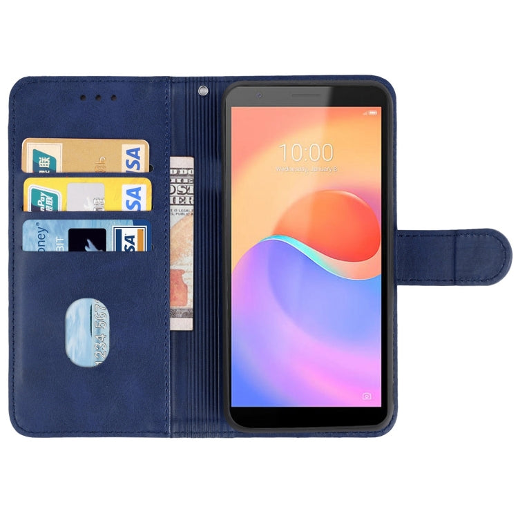 Leather Phone Case For ZTE Blade A31 Plus(Blue) - ZTE Cases by PMC Jewellery | Online Shopping South Africa | PMC Jewellery | Buy Now Pay Later Mobicred