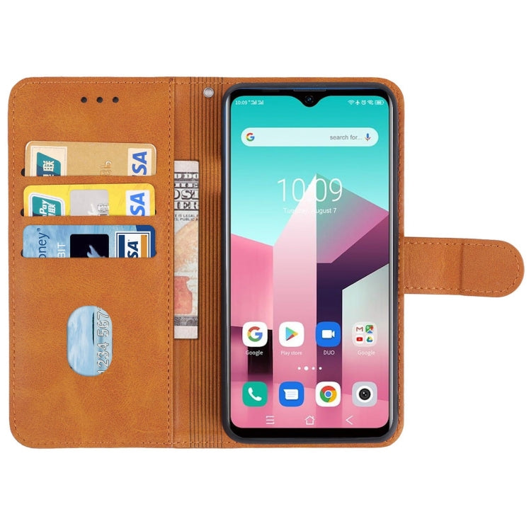 Leather Phone Case For Blackview A80 Pro / A80 Plus(Brown) - Universal Leather Case by PMC Jewellery | Online Shopping South Africa | PMC Jewellery