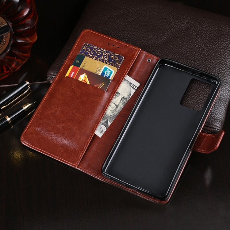 For Cubot X50 idewei Crazy Horse Texture Leather Case with Holder & Card Slots & Wallet(Red) - free shipping - PMC Jewellery - Order now!