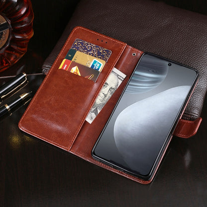 For Cubot X50 idewei Crazy Horse Texture Leather Case with Holder & Card Slots & Wallet(Red) - More Brand by idewei | Online Shopping South Africa | PMC Jewellery | Buy Now Pay Later Mobicred