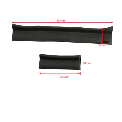 A6045 4 in 1 Car Fully Enclosed Threshold Strip for Jeep Wrangler JK 2007-2018 - Decorative Strip by PMC Jewellery | Online Shopping South Africa | PMC Jewellery | Buy Now Pay Later Mobicred