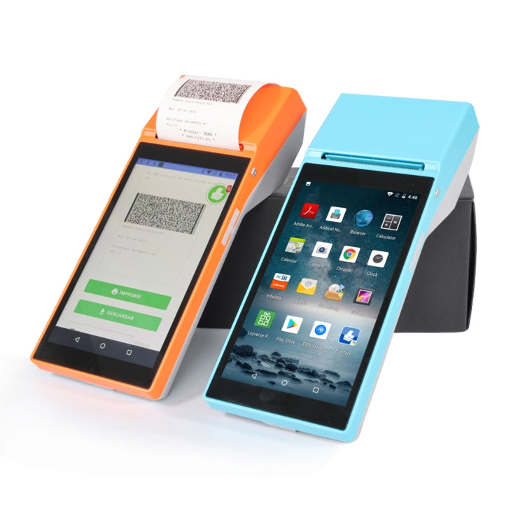 SGT-SP01 5.5 inch HD Screen Handheld POS Receipt Printer, Suit Version, AU Plug(Orange) - Receipt Printers by PMC Jewellery | Online Shopping South Africa | PMC Jewellery | Buy Now Pay Later Mobicred