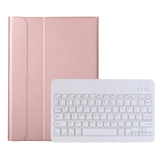 A08 Ultra-thin Bluetooth Keyboard Leather Case For Samsung Galaxy Tab A8 2021 SM-X205 / SM-X200(Rose Gold) - Samsung Keyboard by PMC Jewellery | Online Shopping South Africa | PMC Jewellery