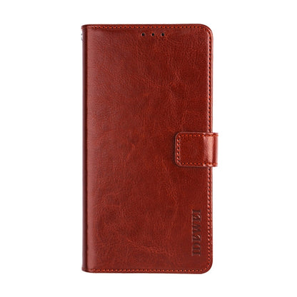 For TCL 20 R 5G idewei Crazy Horse Texture Leather Phone Case(Brown) - More Brand by idewei | Online Shopping South Africa | PMC Jewellery | Buy Now Pay Later Mobicred