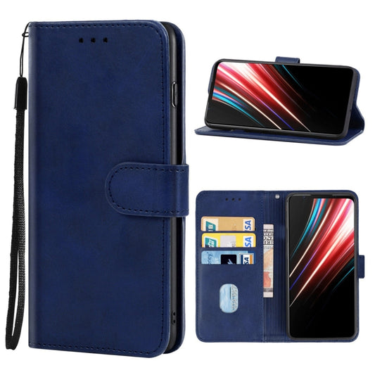 Leather Phone Case For ZTE nubia Red Magic 5G / 5S(Blue) - ZTE Cases by PMC Jewellery | Online Shopping South Africa | PMC Jewellery | Buy Now Pay Later Mobicred