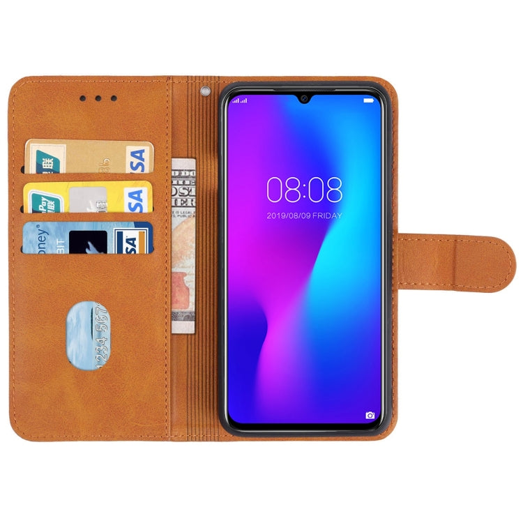 Leather Phone Case For Doogee N20 Pro(Brown) - More Brand by PMC Jewellery | Online Shopping South Africa | PMC Jewellery | Buy Now Pay Later Mobicred