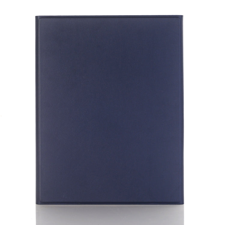 A102B-A Lambskin Texture Square Keycap Bluetooth Keyboard Leather Case with Touch Control For iPad Pro 10.5 inch / 10.2 2021 & 2020 & 2019 / Air 3(Blue) - Universal by PMC Jewellery | Online Shopping South Africa | PMC Jewellery