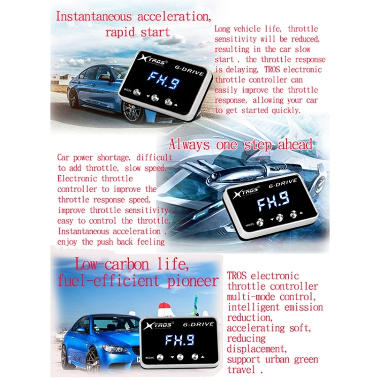 For Mitsubishi Outlander 2007- TROS TS-6Drive Potent Booster Electronic Throttle Controller - Car Modification by TROS | Online Shopping South Africa | PMC TechLife | Buy Now Pay Later Mobicred