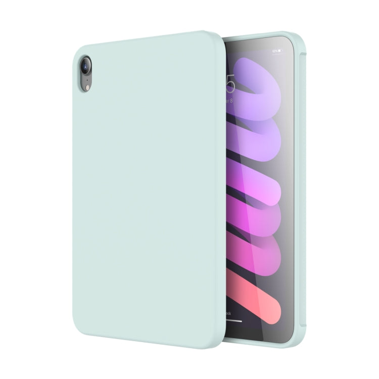 For iPad mini 2024 / mini 6 Mutural Silicone Microfiber Tablet Case(Sky Blue) - free shipping - PMC TechLife - Order now!