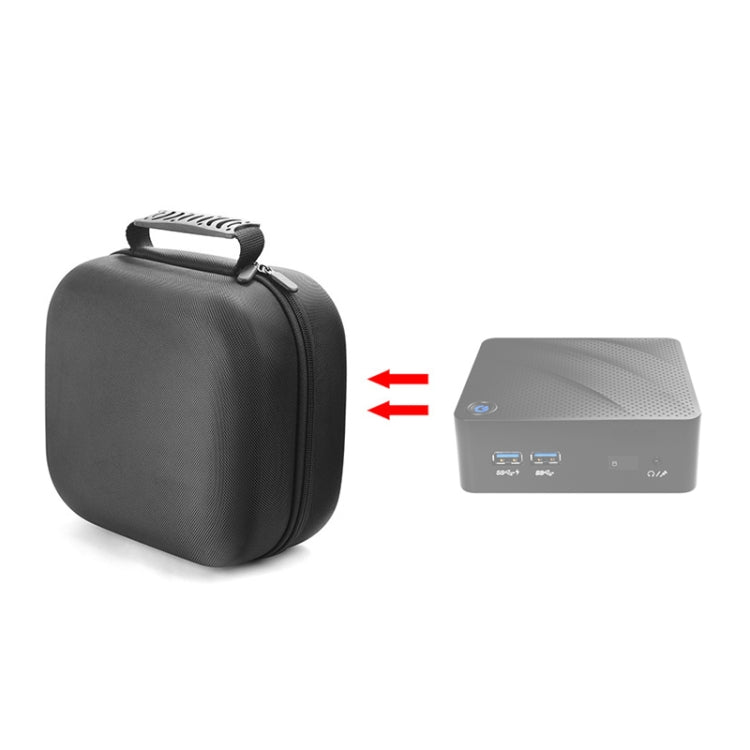 For MSI Cubi N/2 N5000 Mini PC Protective Storage Bag(Black) - MINI PC Accessories & Gadgets by PMC Jewellery | Online Shopping South Africa | PMC Jewellery | Buy Now Pay Later Mobicred