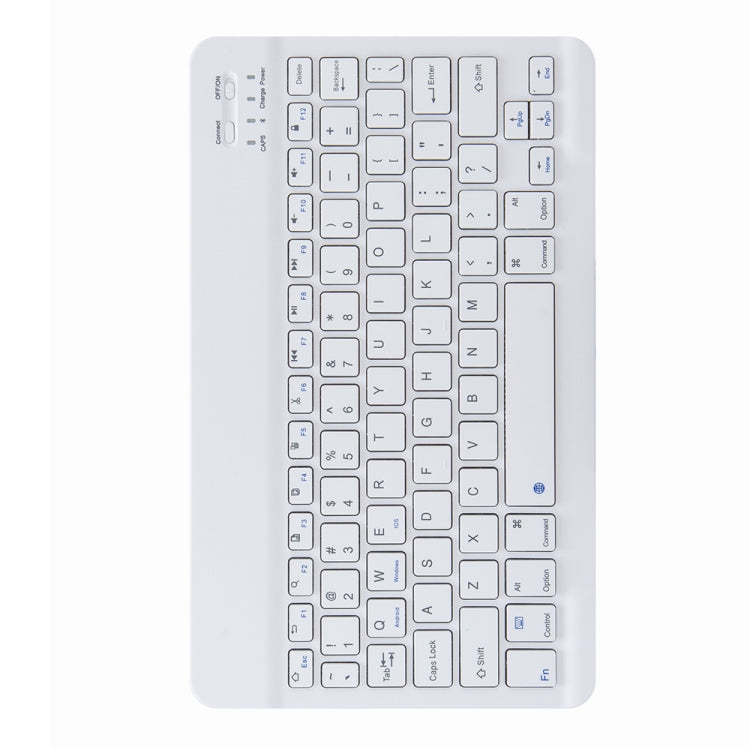 H-097 Bluetooth Keyboard Leather Case with Rear Three-fold Holder For iPad 9.7 2018 & 2017(Purple) - Universal by PMC TechLife | Online Shopping South Africa | PMC TechLife