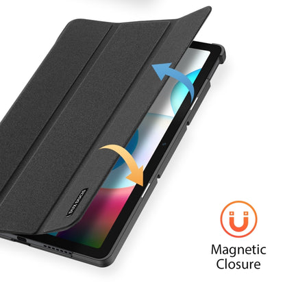 For OPPO Realme Pad 10.4 DUX DUCIS Domo Series Magnetic PU Tablet Case - Realme by DUX DUCIS | Online Shopping South Africa | PMC Jewellery | Buy Now Pay Later Mobicred