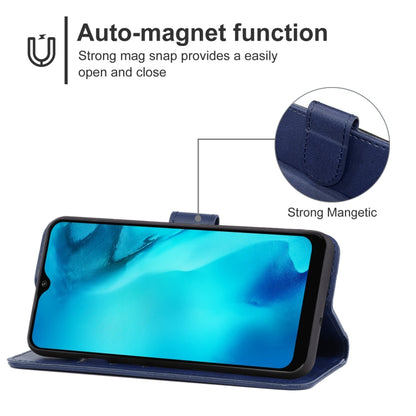 Leather Phone Case For Doogee X93(Blue) - More Brand by PMC Jewellery | Online Shopping South Africa | PMC Jewellery | Buy Now Pay Later Mobicred