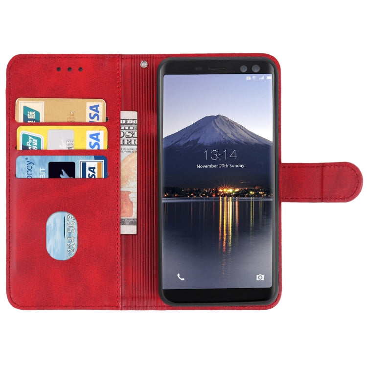 Leather Phone Case For DOOGEE BL12000 / BL12000 Pro(Red) - Doogee Cases by PMC Jewellery | Online Shopping South Africa | PMC Jewellery | Buy Now Pay Later Mobicred