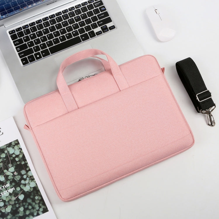 P310 Waterproof Oxford Cloth Laptop Handbag For 13.3 inch(Pink) - 13.3 inch by PMC Jewellery | Online Shopping South Africa | PMC Jewellery | Buy Now Pay Later Mobicred