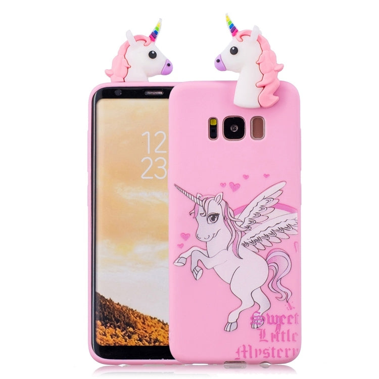 For Galaxy S8 Shockproof Cartoon TPU Protective Case(Unicorn) - Galaxy Phone Cases by PMC Jewellery | Online Shopping South Africa | PMC Jewellery