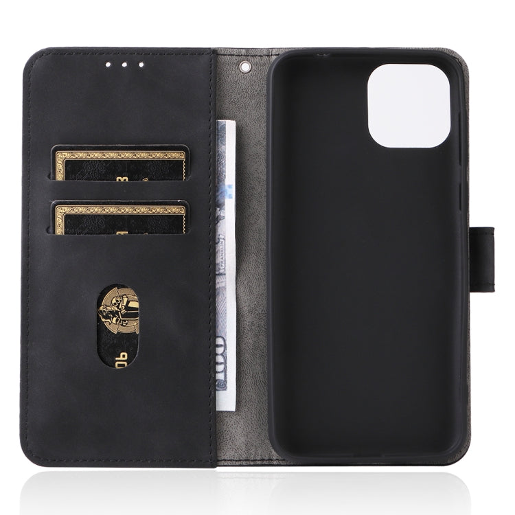 For Ulefone Note 6 Skin Feel Magnetic Flip Leather Phone Case(Black) - Ulefone Cases by PMC Jewellery | Online Shopping South Africa | PMC Jewellery | Buy Now Pay Later Mobicred