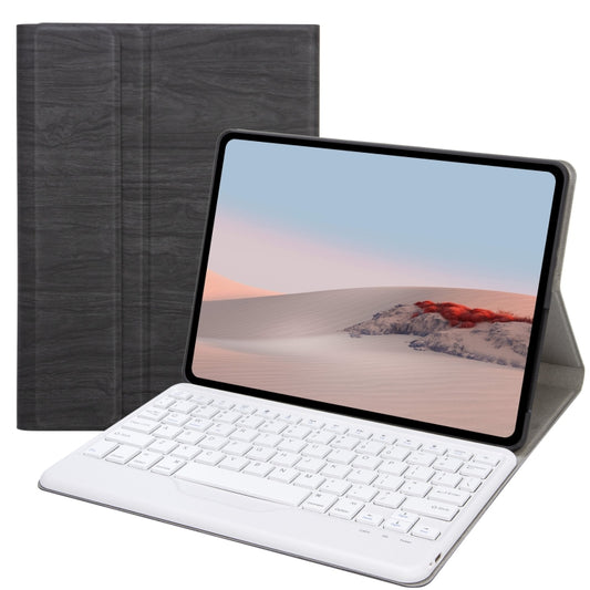 SFGO Tree Texture Bluetooth Keyboard Leather Case For Microsoft Surface Go 4 / 3 / 2 / 1(Black + White) - Others Keyboard by PMC Jewellery | Online Shopping South Africa | PMC Jewellery