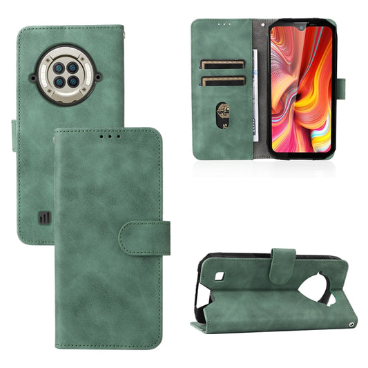 For DOOGEE S96 Pro Skin Feel Magnetic Buckle Calf Texture PU Phone Case(Green) - Doogee Cases by PMC Jewellery | Online Shopping South Africa | PMC Jewellery | Buy Now Pay Later Mobicred