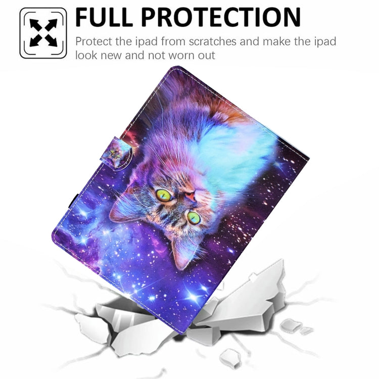 For 10 inch Tablet Electric Pressed TPU Leather Tablet Case(Star Cat) - 10 - 11 inch by PMC TechLife | Online Shopping South Africa | PMC TechLife | Buy Now Pay Later Mobicred