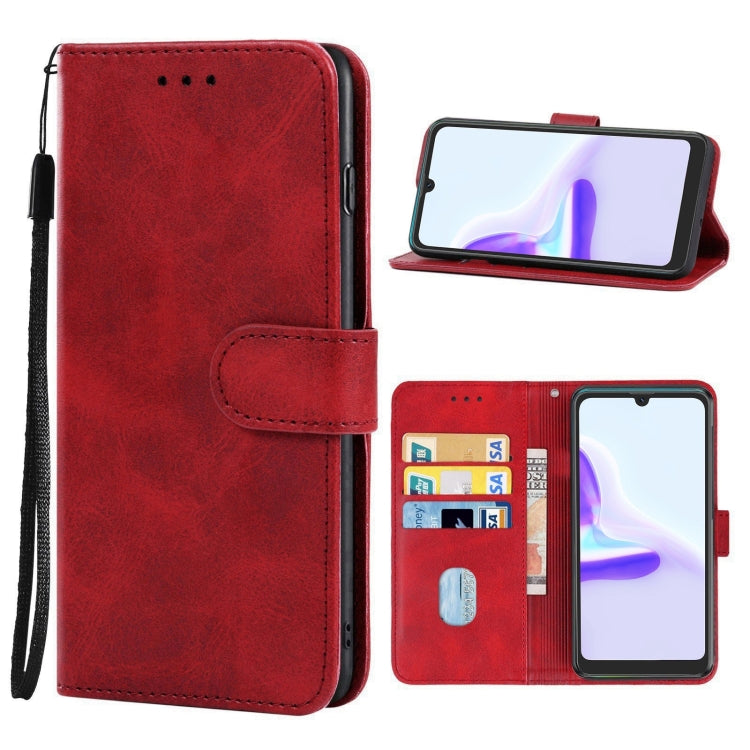 Leather Phone Case For Blackview A50(Red) - More Brand by PMC Jewellery | Online Shopping South Africa | PMC Jewellery