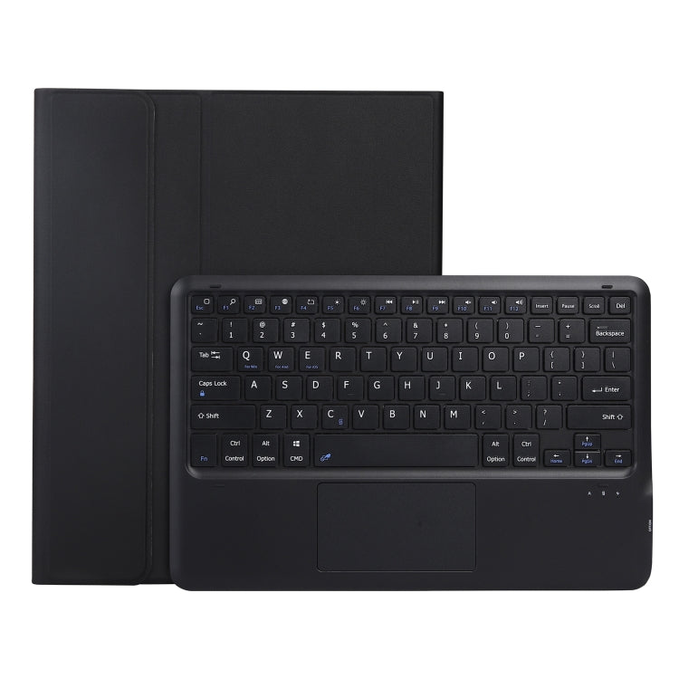 AM17-A TPU Detachable Bluetooth Keyboard Leather Case with Bracket & Touchpad For Lenovo Xiaoxin Pad Pro 12.6 inch TB-Q706F(Black) - Lenovo Keyboard by PMC Jewellery | Online Shopping South Africa | PMC Jewellery