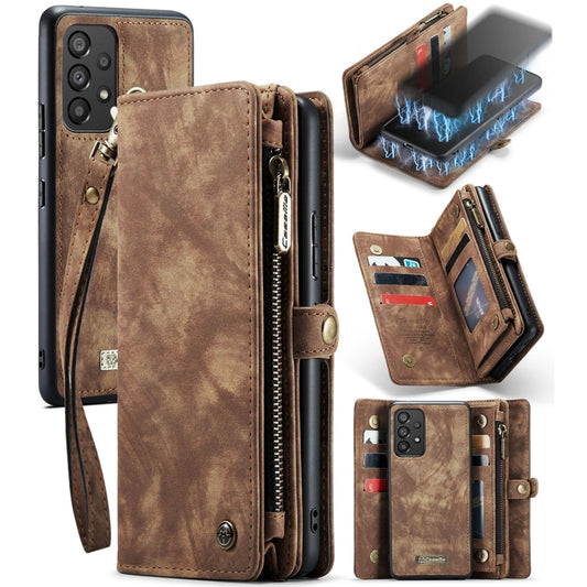 For Samsung Galaxy A53 5G CaseMe-008 Detachable Multifunctional Horizontal Flip Leather Case(Brown) - Galaxy Phone Cases by CaseMe | Online Shopping South Africa | PMC Jewellery | Buy Now Pay Later Mobicred