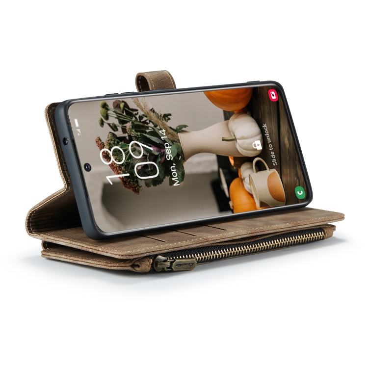 For Samsung Galaxy S22 5G CaseMe C30 Multifunctional Phone Leather Case with Holder & Card Slot & Wallet(Brown) - free shipping - PMC Jewellery - Order now!