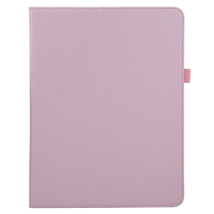 For iPad Air 13 2024 / iPad Pro 12.9 2022 / 2021 / 2020 / 2018 Litchi Texture Solid Color Leather Tablet Case(Pink) - iPad Pro 12.9 (2022/2021) Cases by PMC Jewellery | Online Shopping South Africa | PMC Jewellery | Buy Now Pay Later Mobicred