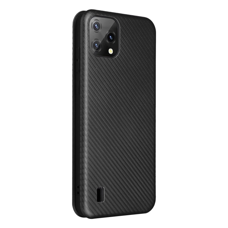 For Blackview A55 Carbon Fiber Texture Horizontal Flip PU Phone Case(Black) - More Brand by PMC Jewellery | Online Shopping South Africa | PMC Jewellery | Buy Now Pay Later Mobicred