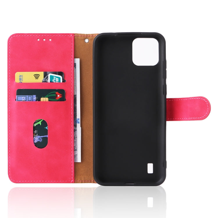 For Blackview A55 Skin Feel Magnetic Buckle Leather Phone Case(Rose Red) - More Brand by PMC Jewellery | Online Shopping South Africa | PMC Jewellery | Buy Now Pay Later Mobicred