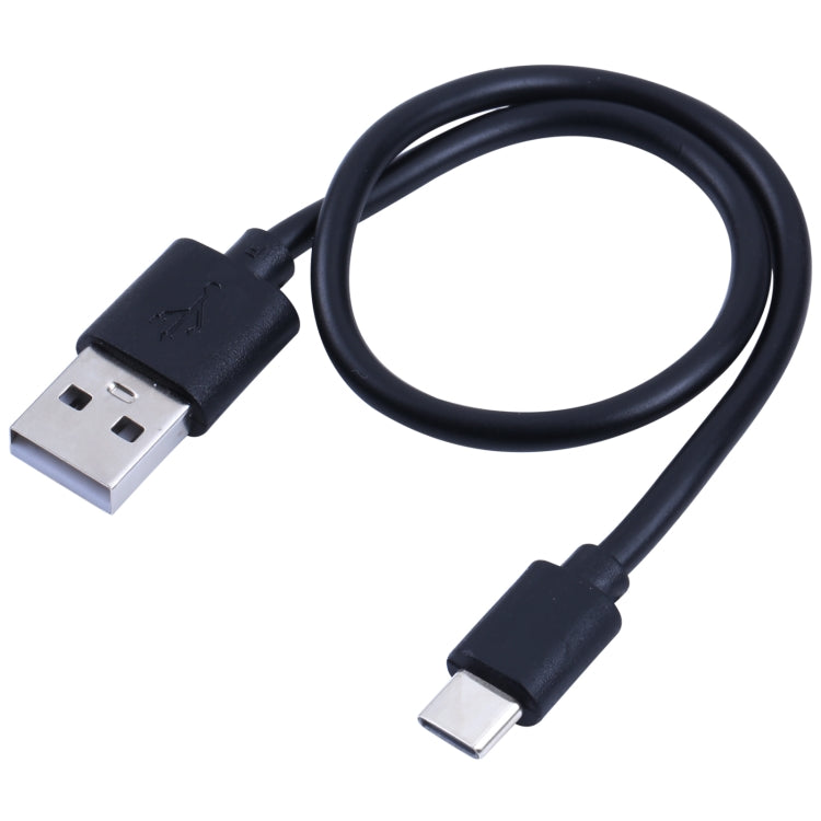 USB to USB-C / Type-C Copper Core Charging Cable, Cable Length:30cm(Black) - USB-C & Type-C Cable by PMC Jewellery | Online Shopping South Africa | PMC Jewellery